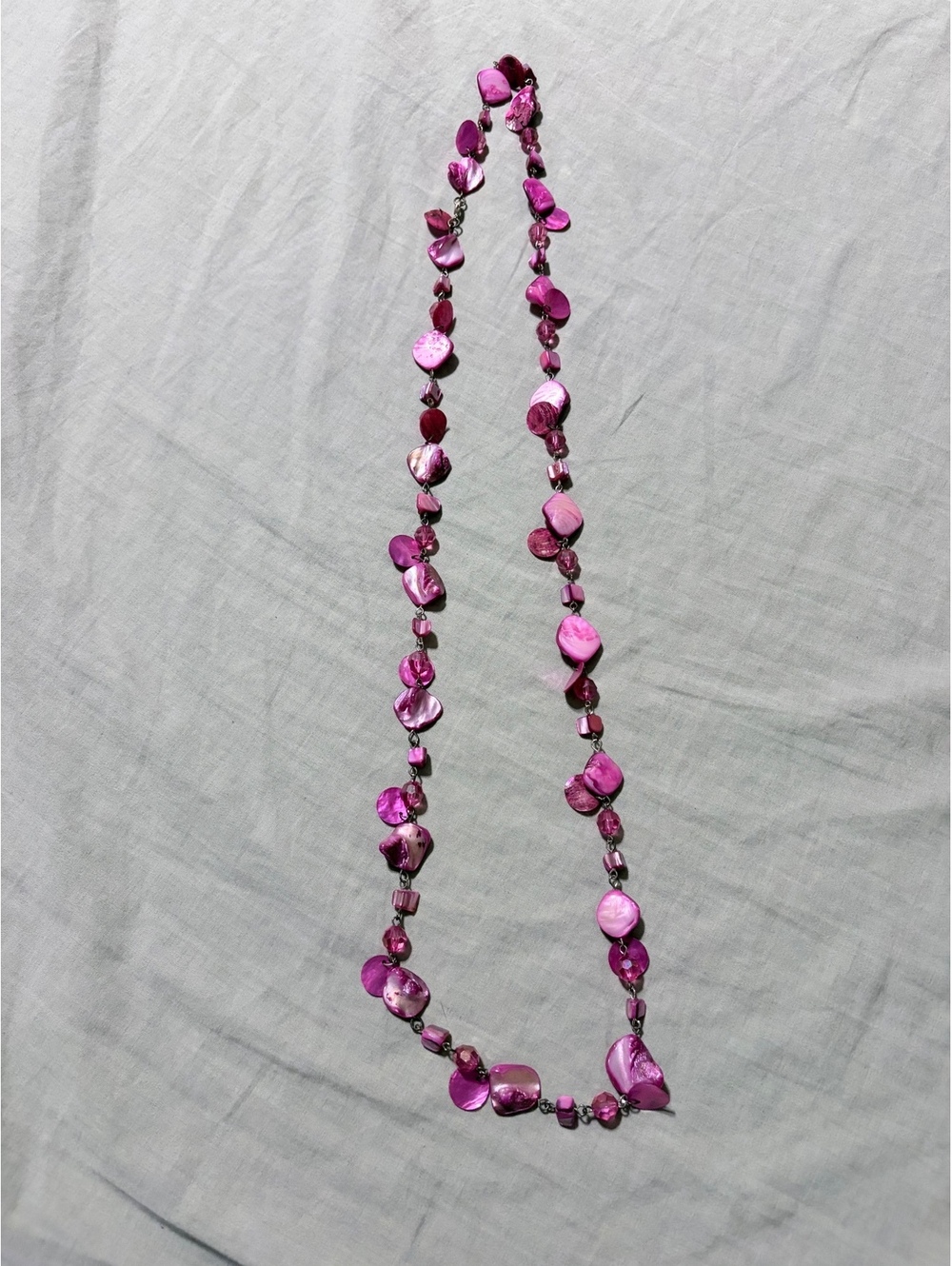 Lia Sophia Bright Pink Necklace